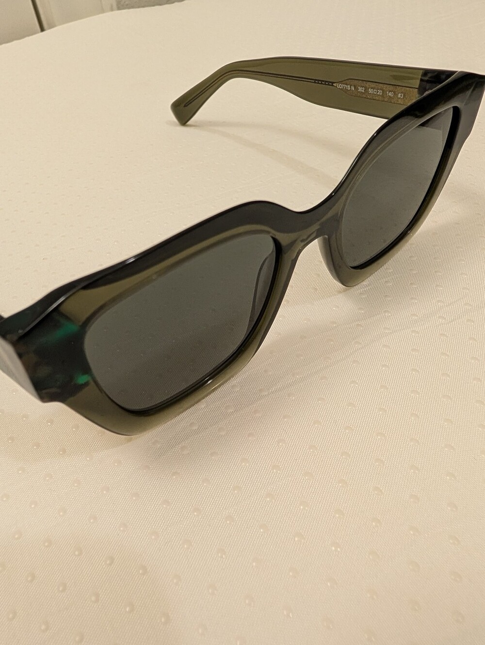 Longchamp Olive Green Square Sunglasses - Picture 3 of 11